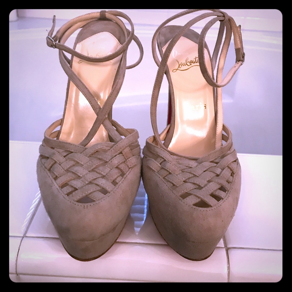 Authentic Christian Louboutin Platform Pumps